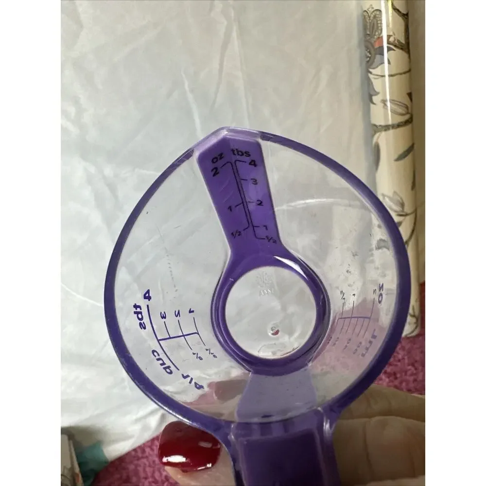 Mini Measuring Cup‎ Kids Kitchen Play Pretend Child Food Replacement Purple
